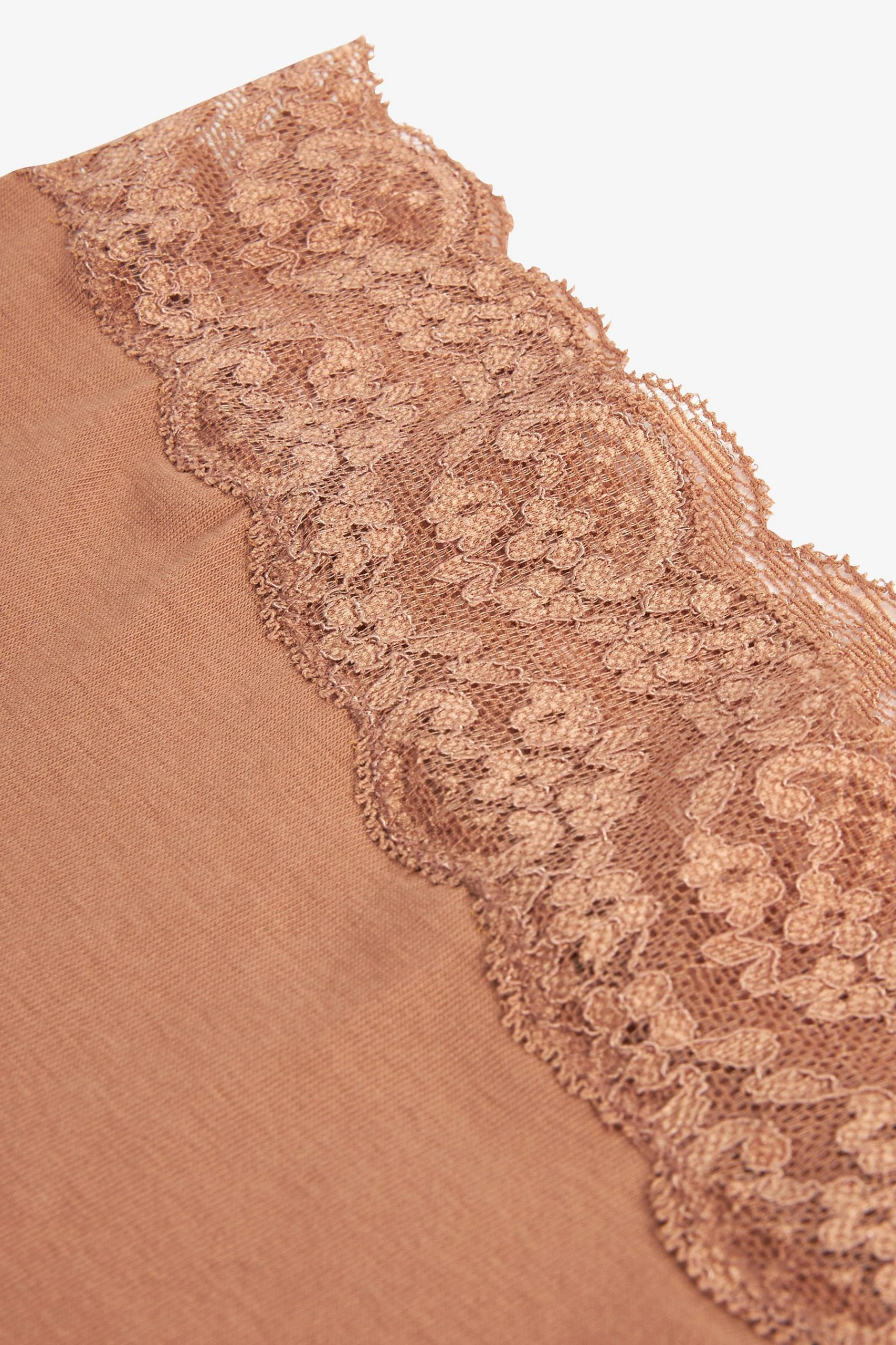 Next Lace Trim Cotton Blend Knickers 4 Pack 6 Next Lace Trim Cotton Blend Knickers 4 Pack - Image 6