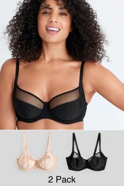 Next DD+ Non Pad Full Cup Bras 2 Pack -Next shop A31035s scaled