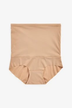 Next Black/Nude Tummy Control Shaping Ribbed Knickers 2 Pack -Next shop A35469s3 scaled