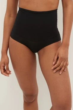 Next Black/Nude Tummy Control Shaping Ribbed Knickers 2 Pack -Next shop A35469s4 scaled