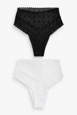 Next Black/White Briefs 2 Pack