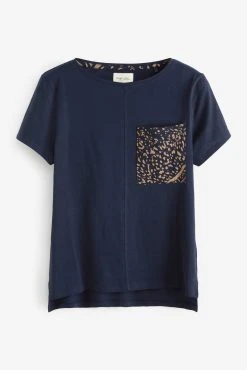 Next Navy Blue Animal Cotton Pyjamas -Next shop A53857s8 scaled