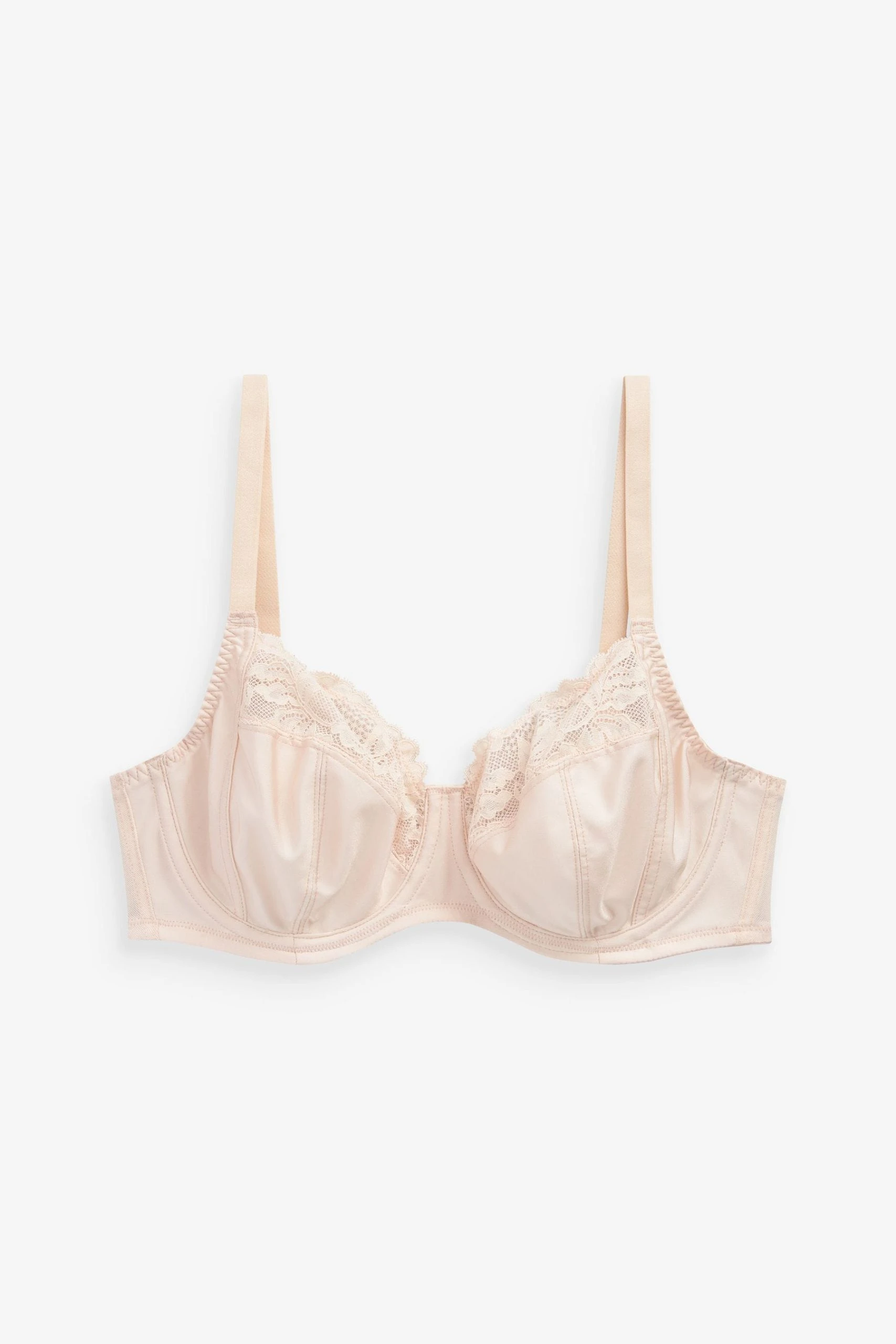 Next Chocolate Brown/Pink DD+ Non Pad Full Cup Lace Detail Bras 2 Pack 4 Next Chocolate Brown/Pink DD+ Non Pad Full Cup Lace Detail Bras 2 Pack - Image 4