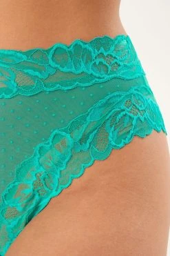 Next Floral Lace Trim & Mesh Knickers 3 Pack -Next shop C01 322s6 scaled