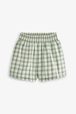 Next Green Cotton Blend Pyjamas 2 Pack 7 Next Green Cotton Blend Pyjamas 2 Pack -Next shop C21537s3 scaled