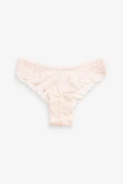 Next Floral Lace Trim & Mesh Knickers 3 Pack -Next shop C24 028s3 scaled