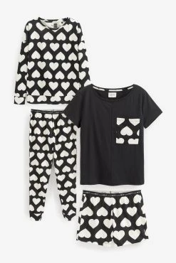 Next Short And Long Sleeve Pyjama Sets 2 Pack -Next shop C26 108s4 scaled