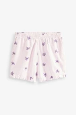 Next Embroidery Cotton Pyjamas Short Set -Next shop C29 121s8 scaled