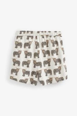 Next Ecru Hamish The Highland Cow Cotton Short Set Pyjamas 13 Next Ecru Hamish The Highland Cow Cotton Short Set Pyjamas -Next shop C32 570s7 scaled