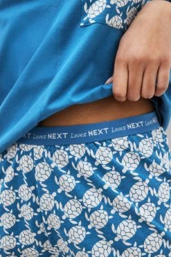 Next Cotton Pyjamas Short Set -Next shop C34627s4 scaled