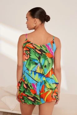 Next Tropical Multi Woven Cami Short Set Pyjamas -Next shop C37 561s3 scaled