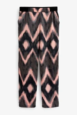 Next Black Tie Dye Satin Lace Cami Pyjamas -Next shop C44 371s7 scaled