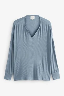 Next Ribbed Long Sleeve Pyjamas -Next shop C44 598s4 scaled