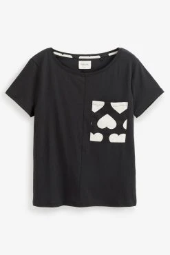 Next Black/White Heart Cotton Short Set Pyjamas 12 Next Black/White Heart Cotton Short Set Pyjamas -Next shop C45 944s6 scaled