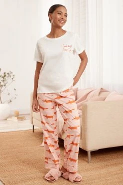 Orange Mr Fox Scion At Next Cotton Jersey Pyjamas -Next shop C49 222s5 scaled