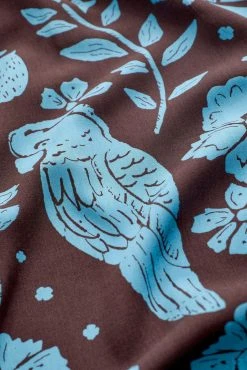 Next Brown Floral Woven Slip -Next shop C61 731s6 scaled