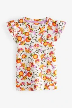 Next Cotton Pyjamas With Frill Sleeves -Next shop C74546s3 scaled