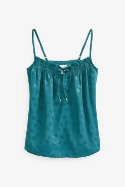 Next Green Satin Cami Pyjamas -Next shop C92 222s8 scaled