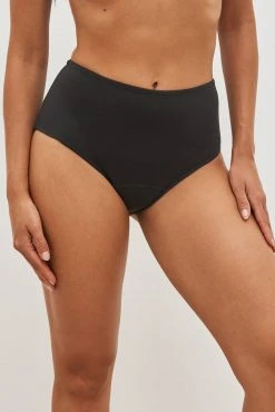 Next Black Medium Flow Essential Period Knickers 3 Pack