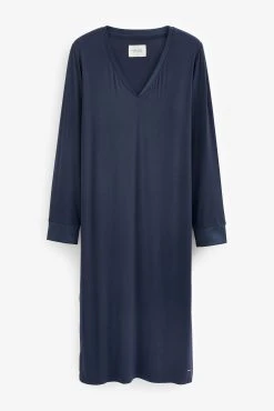 Next Long Sleeve Jersey Nightdress -Next shop C94485s5 scaled