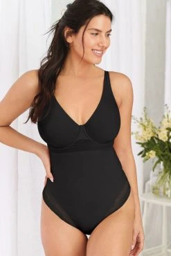 Next DD+ Lace Tummy Control Shaping No VPL, Smoothing, Wired Bodysuit