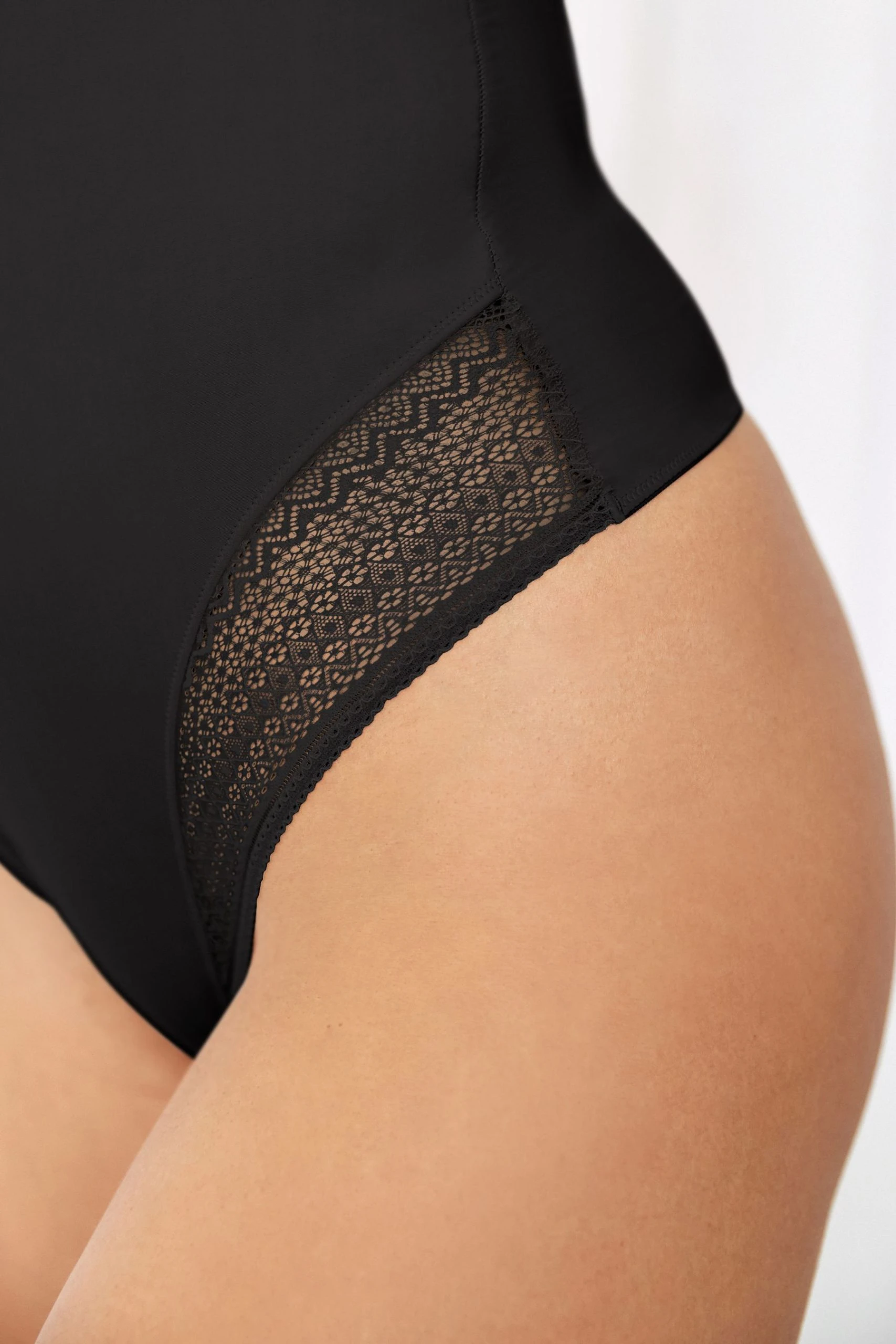 Next DD+ Lace Tummy Control Shaping No VPL, Smoothing, Wired Bodysuit 4 Next DD+ Lace Tummy Control Shaping No VPL, Smoothing, Wired Bodysuit - Image 4