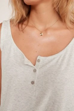 Next Grey Ribbed Vest Pyjamas -Next shop C97 421s4 scaled