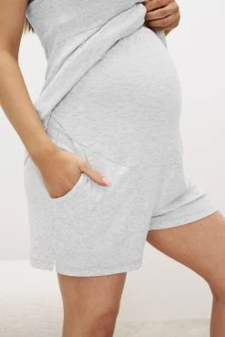 Next Grey Maternity Viscose Blend Short Pyjamas -Next shop C98 400s5 scaled