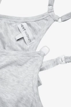 Next Grey Maternity Viscose Blend Short Pyjamas -Next shop C98 400s9 scaled