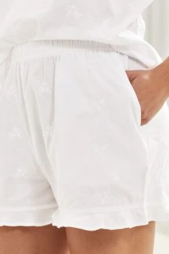 Next Embroidery Cotton Pyjamas Short Set -Next shop D16 732s5 scaled