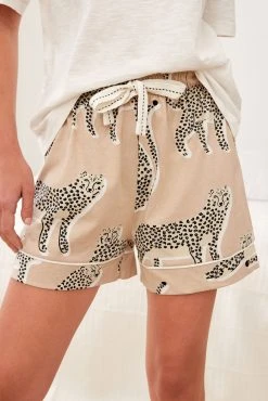 Grey/Brown Lionel Scion At Next Cotton Short Set Pyjamas 2 Pack -Next shop D32 936s5 scaled