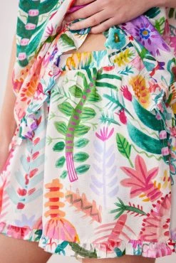 Next White Lucy Tiffney Cami Pyjamas Short Set -Next shop D73526s5 scaled