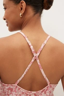 Next Pink Floral Cotton Slip Nightie -Next shop D82636s4 scaled