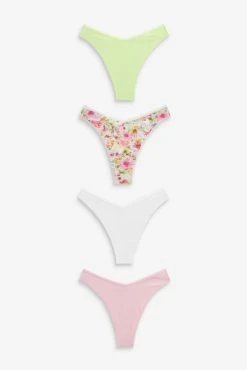 Next Cotton Rich Knickers 4 Pack