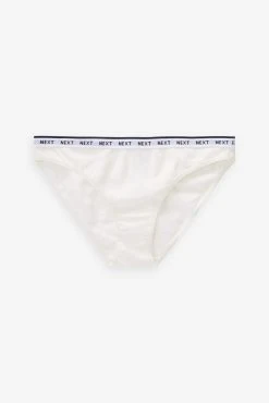 Next Cotton Rich Logo Knickers 4 Pack -Next shop M41883s4 scaled