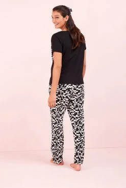 Next Black/White Maternity Cotton Short Sleeve Pyjamas -Next shop M95 612s3 scaled