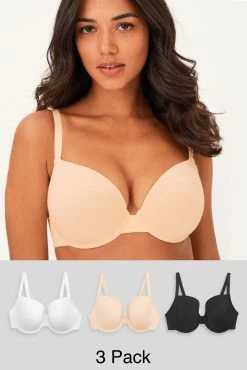 Next DD+ Cotton Blend Bras 3 Pack