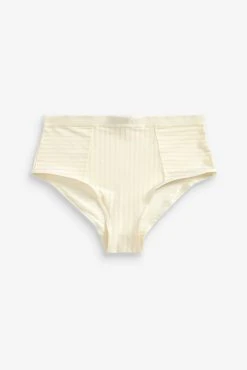 Next Lilac Purple/Cream Stripe High Waist Knickers 2 Pack -Next shop T48778s3 scaled