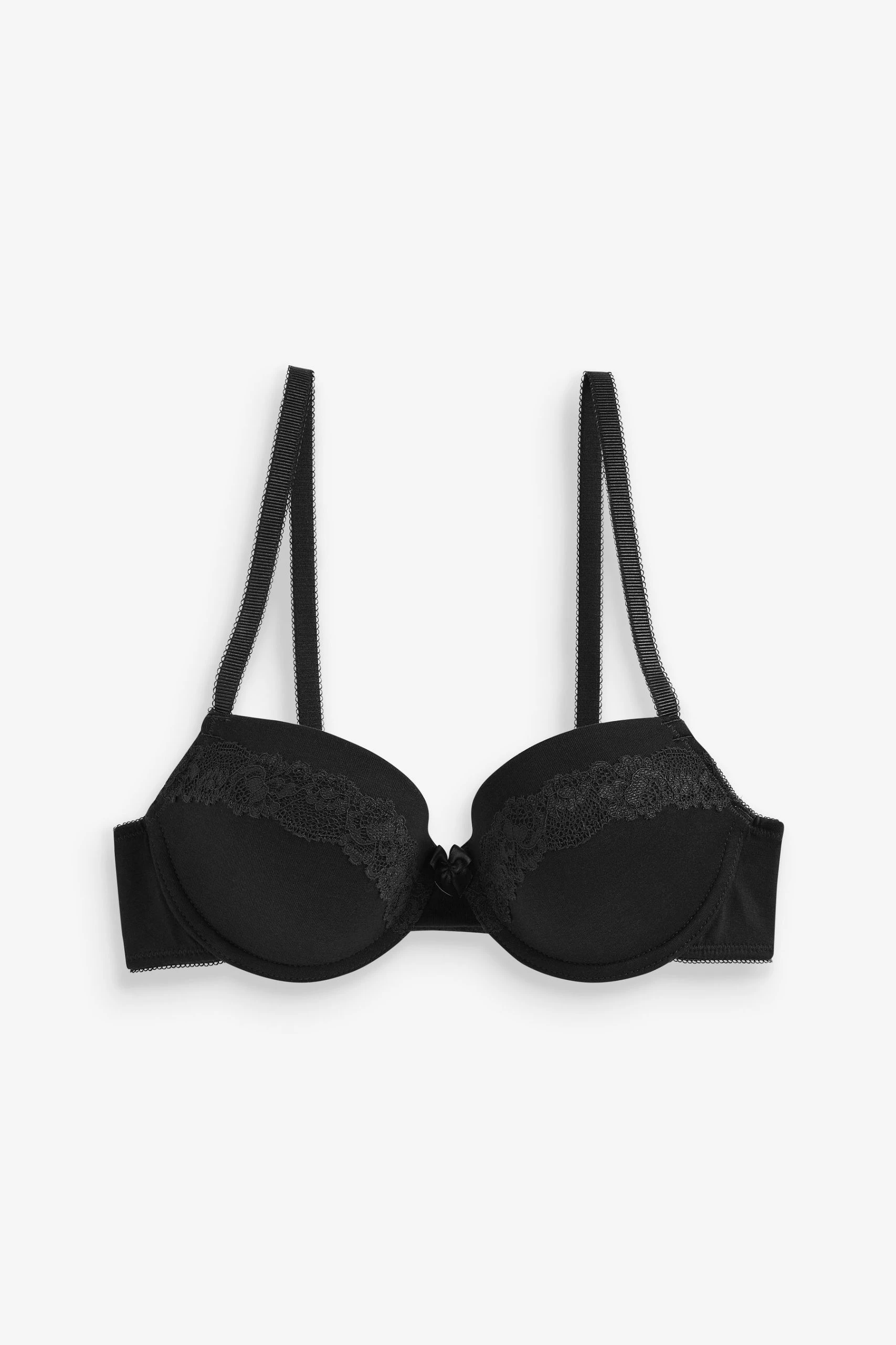 Next Cotton Blend Bras 2 Pack 4 Next Cotton Blend Bras 2 Pack - Image 4