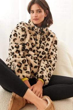 Next Animal Borg Half Placket Top