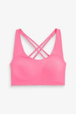 Next Strappy Back Medium Impact Sports Bra -Next shop T98996s4 scaled