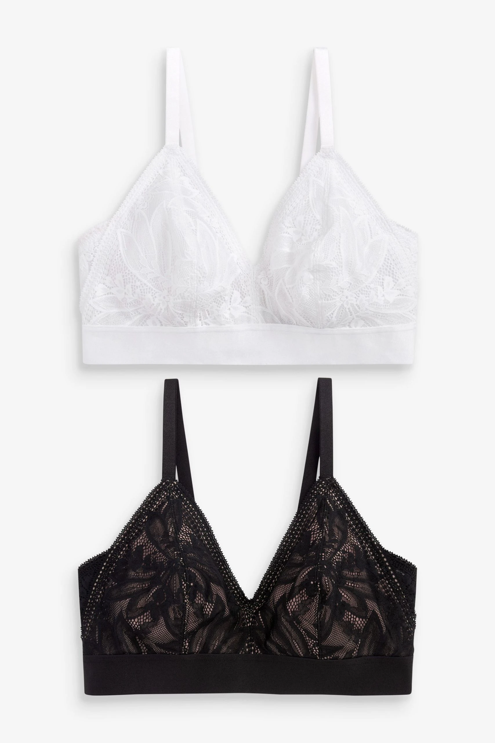 Next Lace Detail Bras 2 Pack 7 Next Lace Detail Bras 2 Pack - Image 7