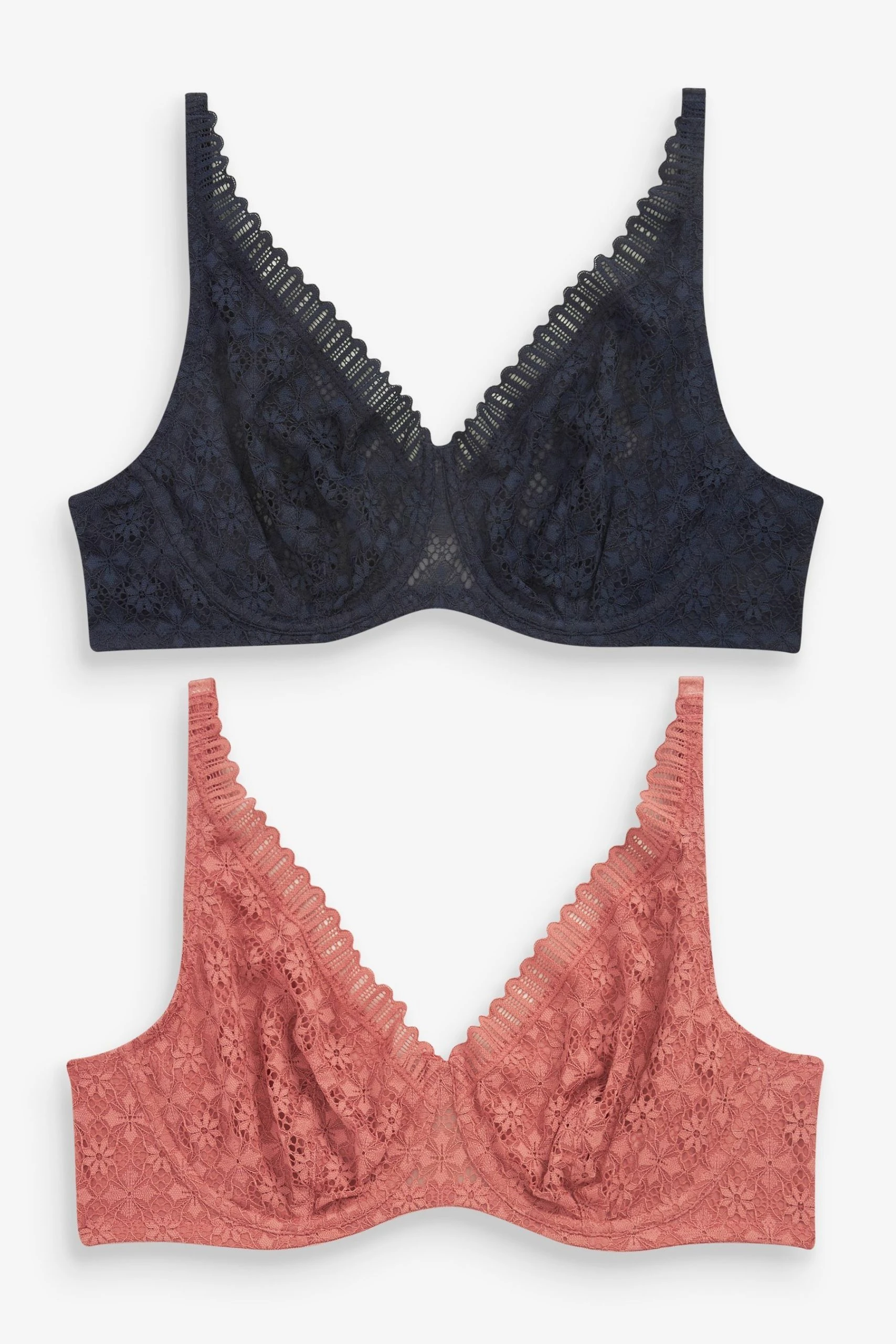 Next Geo Lace Bras 2 Pack 6 Next Geo Lace Bras 2 Pack - Image 6