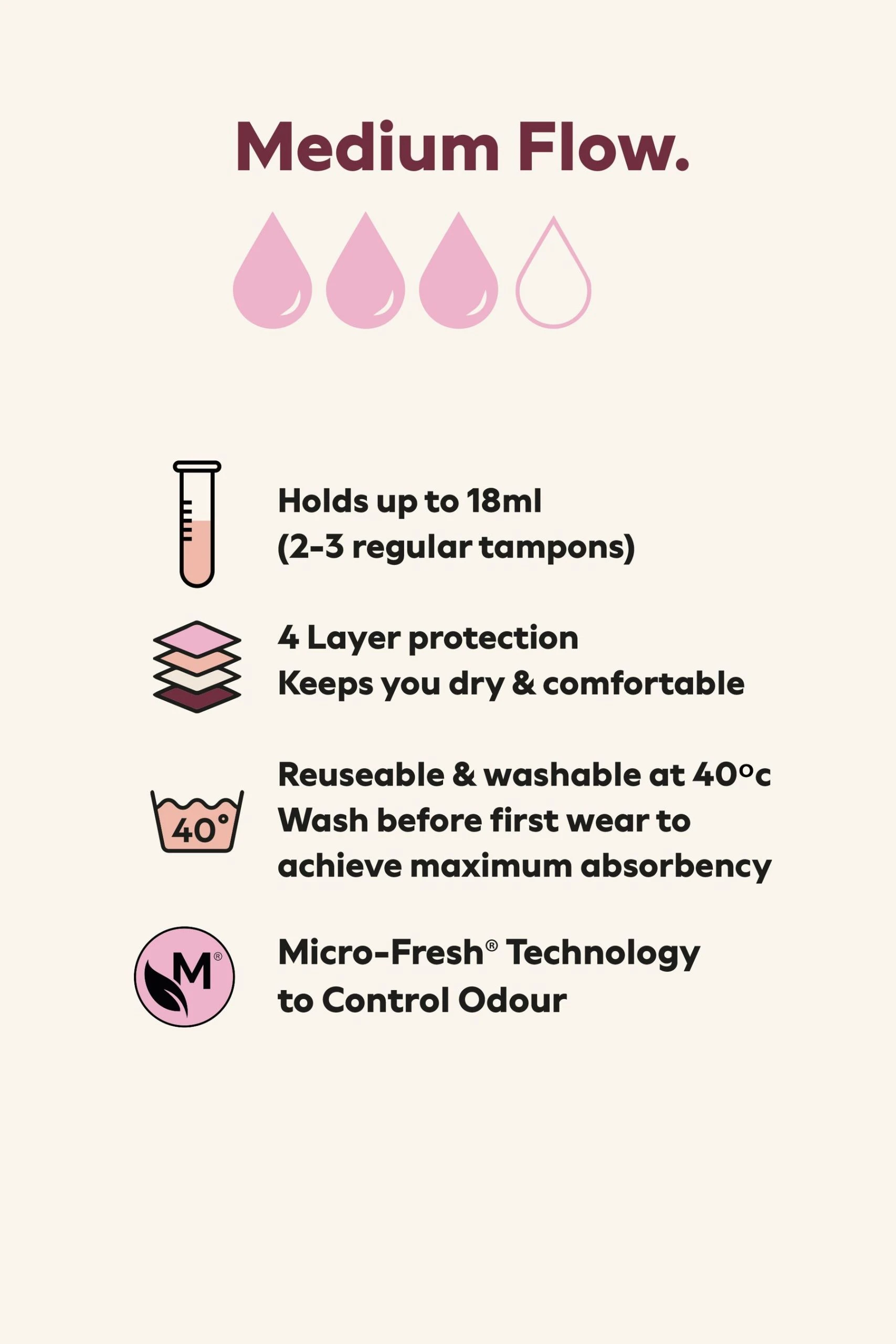 Next Period Pants 2 Pack 2 Next Period Pants 2 Pack - Image 2