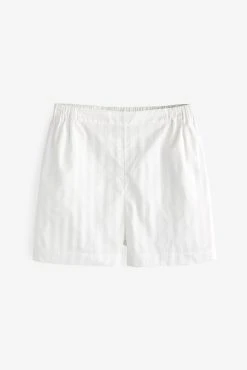 Next White Luxe Premium Cotton Pyjama Short Set 17 Next White Luxe Premium Cotton Pyjama Short Set -Next shop U15763s9 scaled
