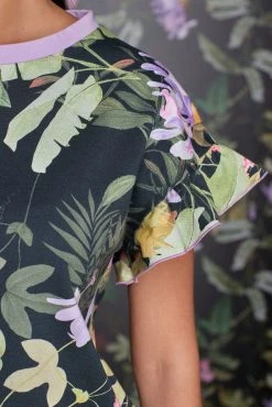 Next Black And Lilac Floral B By Ted Baker Cotton Jersey Shorts Set -Next shop U16906s5 scaled