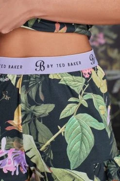 Next Black And Lilac Floral B By Ted Baker Cotton Jersey Shorts Set -Next shop U16906s6 scaled
