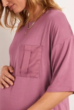 Next Pink Maternity Jersey Pyjamas With Satin Trims 13 Next Pink Maternity Jersey Pyjamas With Satin Trims -Next shop U26 293s5 scaled