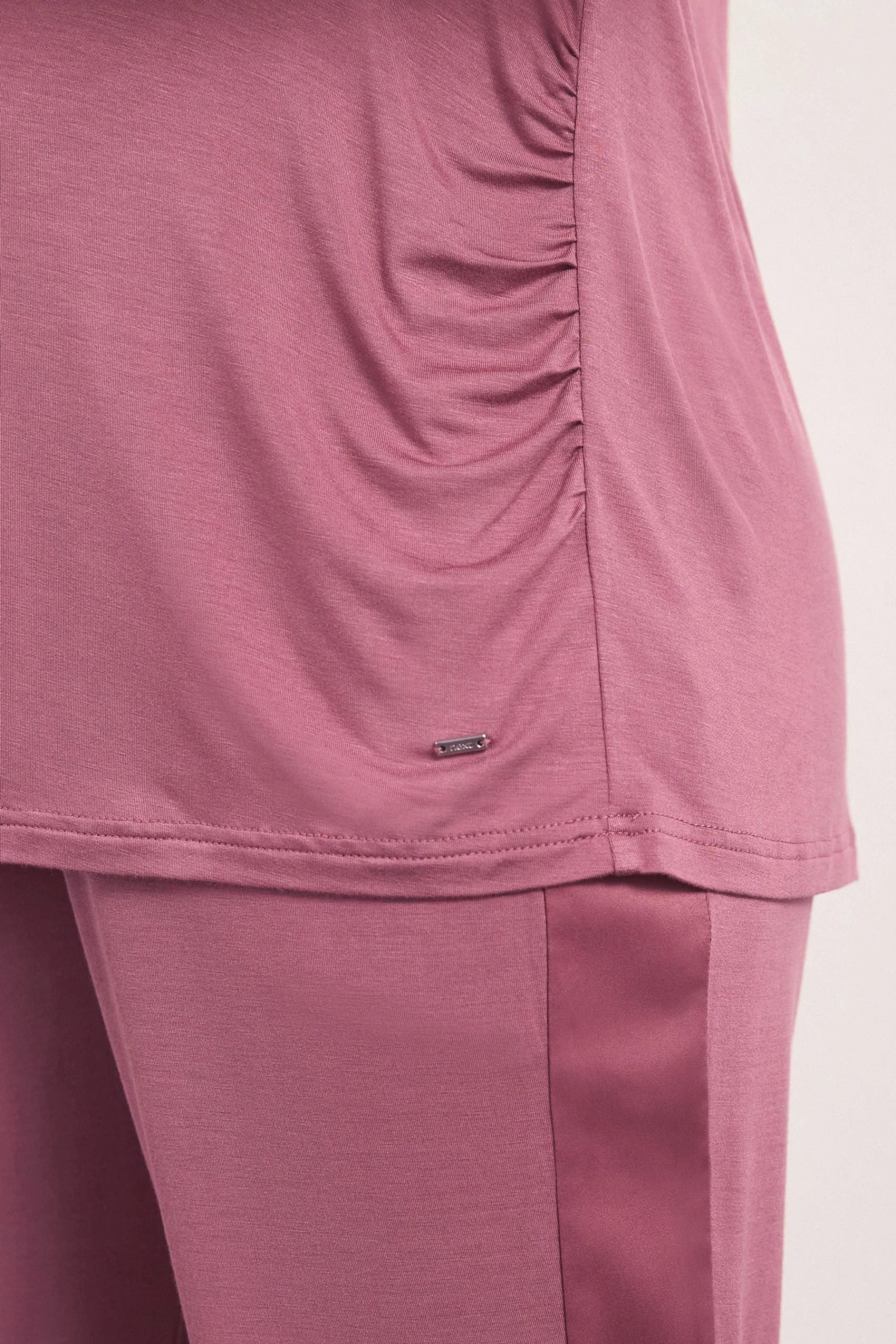 Next Pink Maternity Jersey Pyjamas With Satin Trims 6 Next Pink Maternity Jersey Pyjamas With Satin Trims - Image 6