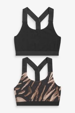 Next Active Sports Low Impact Crop Tops 2 Pack 4 Next Active Sports Low Impact Crop Tops 2 Pack -Next shop U54 196s5 scaled